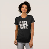 Het beste. Echtgenote. Ooit. T-shirt (Voorkant volledig)
