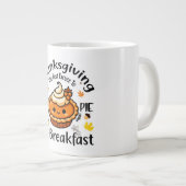 Het beste excuus om taart te eten als ontbijt grote koffiekop (Voorkant rechts)