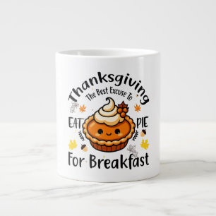 Het beste excuus om taart te eten als ontbijt grote koffiekop
