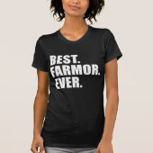Het beste. Farmor. Ooit. (OP DARK) T-shirt (Voorkant)