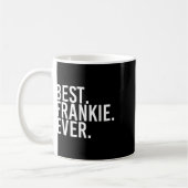 Het beste. Frankie. Ooit. Grappige gepersonaliseer Koffiemok (Links)