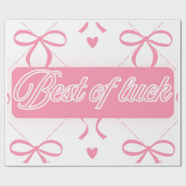 "Het Beste Geluk" Esthetisch Cadeauverpakkings Pap Cadeaupapier