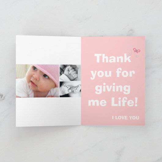 Het beste Gepersonaliseerde Mamma van de Geboorte, Kaart (Binnen)