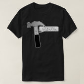 het beste gereedschap in het schuurtje t-shirt (Design voorkant)