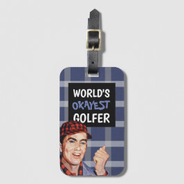 Het beste golftas Label ter wereld Bagagelabel