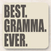 Het beste. Gramma. Ooit. Bier Onderzetter (Voorkant)