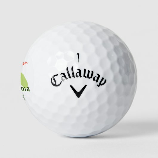 Het BESTE GRANDMA-monogram Golfballen (Logo)