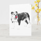 Het beste, Happy Tongue Kaart (Gele Bloem)