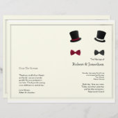 Het beste Hats- en Bow-Stropdassen-weddenschapspro (Voorkant / Achterkant)