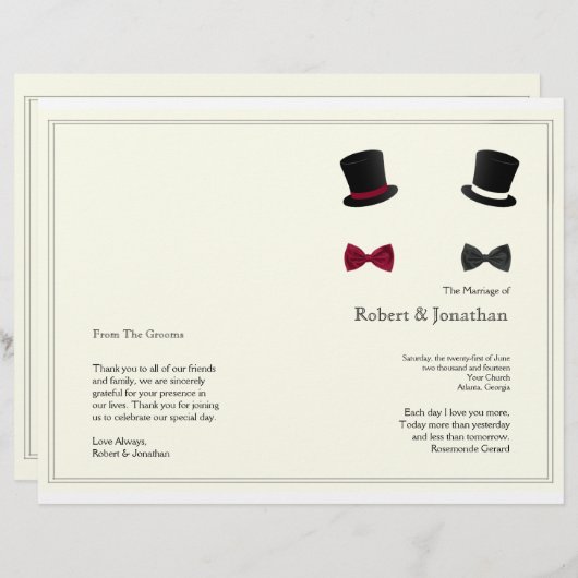 Het beste Hats- en Bow-Stropdassen-weddenschapspro (Voorkant / Achterkant)