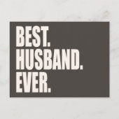 Het beste. Husband. Ooit. Briefkaart (Voorkant)
