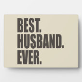 Het beste. Husband. Ooit. Fotoplaat (voorkant)