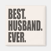 Het beste. Husband. Ooit. Magneet (Voorkant)