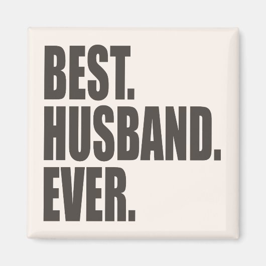 Het beste. Husband. Ooit. Magneet (Voorkant)