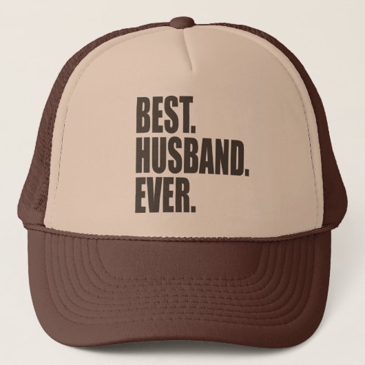 Het beste. Husband. Ooit. Trucker Pet (Voorkant)