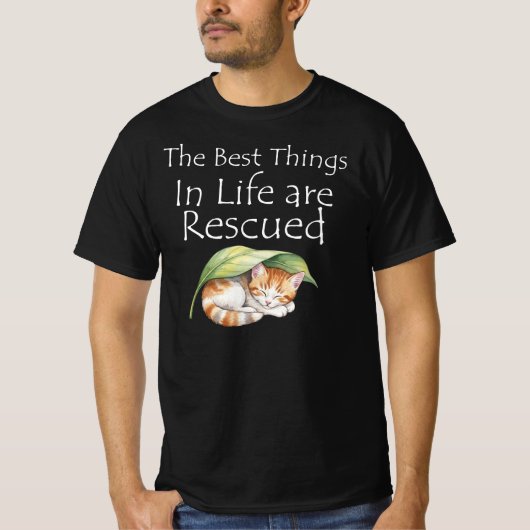 Het Beste in het Leven is Gered T-shirt (Voorkant)