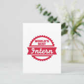 Het beste Intern van de wereld Briefkaart (Staand voorkant)