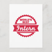 Het beste Intern van de wereld Briefkaart (Voorkant)