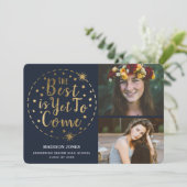 Het beste is nog Afstuderen Foto. Kaart (Staand voorkant)