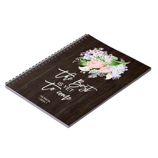 Het beste is nog een positieve boodschap te brenge notitieboek (Linkerzijde)