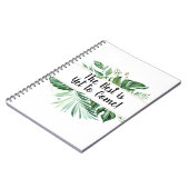 Het beste is nog maar het tropische dagboek notitieboek (Linkerzijde)