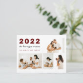 Het beste is nog maar nieuwjaar op de Fotodag P Briefkaart (Staand voorkant)