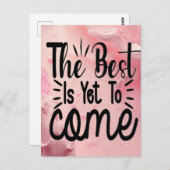 Het beste is nog niet bereikt briefkaart (Voorkant / Achterkant)