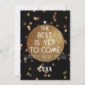 Het beste is nog niet bereikt | Gelukkig nieuwjaar Feestdagenkaart (Voorkant)