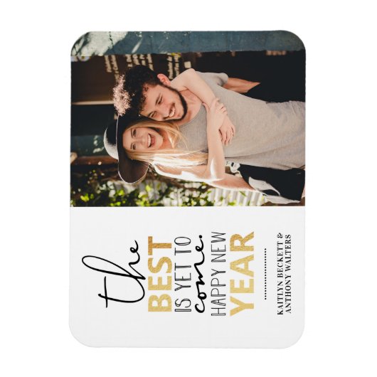 Het beste is nog niet bereikt | Happy New Year-fot Magneet (Verticaal)