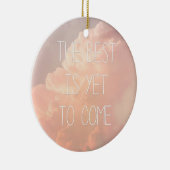 Het beste is nog niet bereikt keramisch ornament (Rechts)