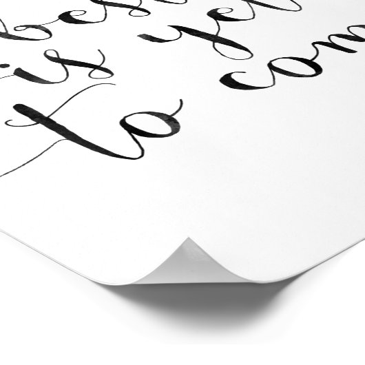 Het beste is nog niet bereikt poster (Hoek)