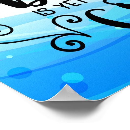 Het beste is nog niet bereikt poster (Hoek)