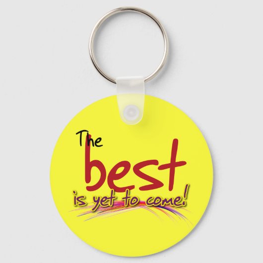 het beste is nog niet bereikt sleutelhanger (Voorkant)