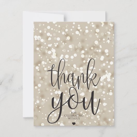 Het beste is nog niet of kom, bedankt feestdagenkaart (Voorkant)