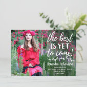 Het beste is nog niet om het Afstuderen van de Fot Kaart (Staand voorkant)