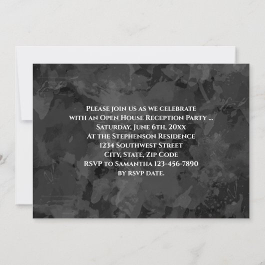 Het beste is nog niet om het Afstuderen van de Fot Kaart (Achterkant)