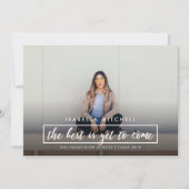 Het beste is nog om Foto afstuderen te komen Aankondiging (Voorkant)