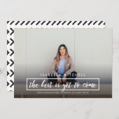 Het beste is nog om Foto afstuderen te komen Aankondiging (Voorkant / Achterkant)