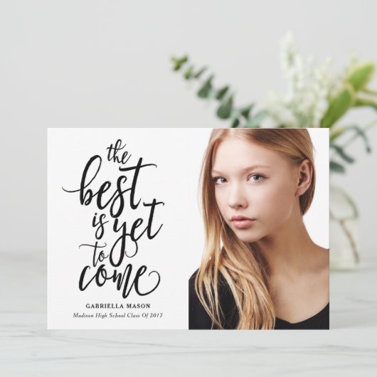 Het beste is nog om foto's te maken Afstuderen Aankondiging (Staand voorkant)