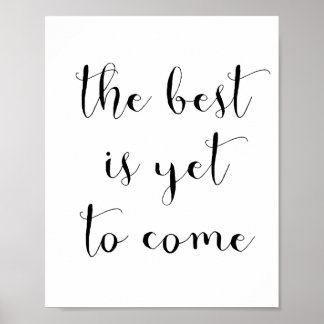 Het beste is nog poster