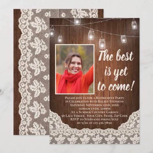 Het beste is nog steeds de  Pensioenpartij te word Kaart (Voorkant / Achterkant)