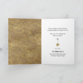 Het beste is nog steeds een feestelijke gouden zwa feestdagen kaart (Binnen)