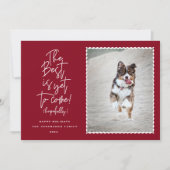 Het beste is nog steeds om foto te maken feestdagenkaart (Voorkant)