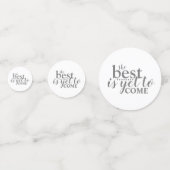 Het beste is nog steeds tafel Confetti (Achterkanten)