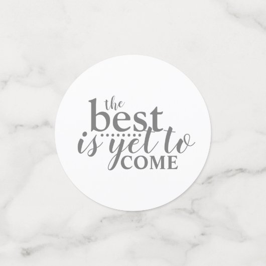 Het beste is nog steeds tafel Confetti (Kleine voorkant)