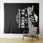 Het beste is nog te komen Black Afstudeerder Party Wandkleed (In Situ (horizontaal))