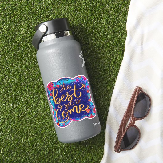 Het beste is nog te komen Fun Inspirivity Blue Sticker (HydroFlask Insitu)