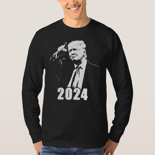 Het beste is nog te komen: Trump USA 2024 Graphic T-shirt (Voorkant)
