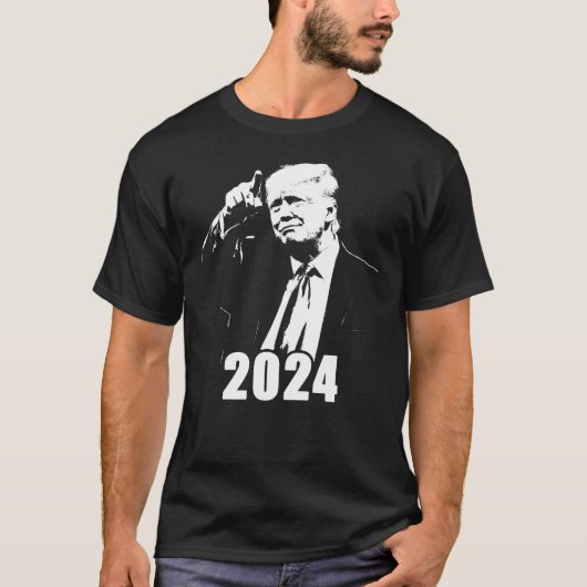 Het beste is nog te komen: Trump USA 2024 Graphic T-shirt (Voorkant)
