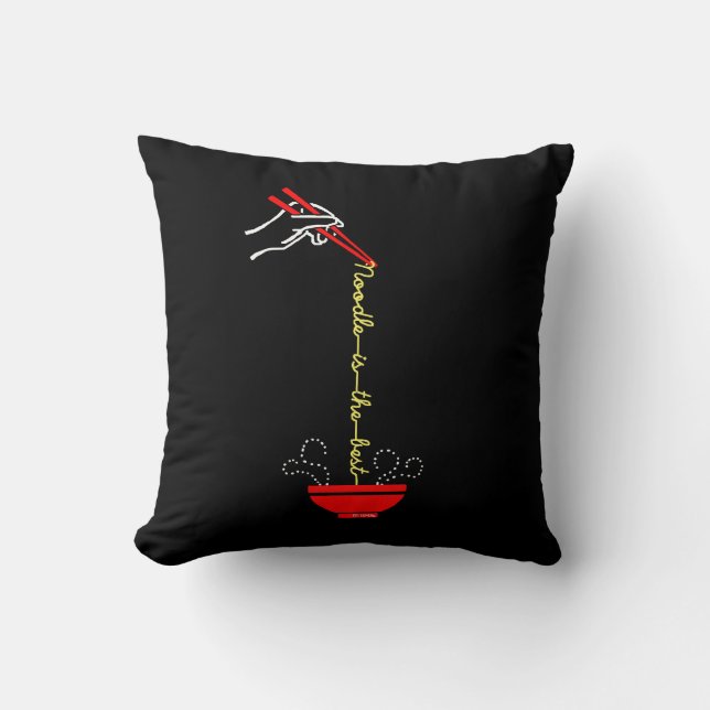 Het beste is noodle kussen (Voorkant)